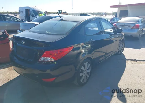 2012 Hyundai Accent Gls z USA, uszkodzony, nr VIN KMHCU4AE5CU138726